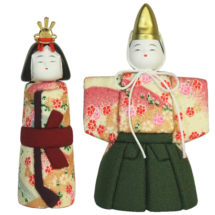 木目込人形 ひな人形 立雛 小梅立雛 【人形堂】