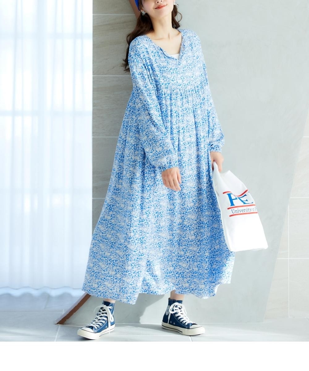 大きいサイズ＞花柄ワンピース miclat 通販【ニッセン】