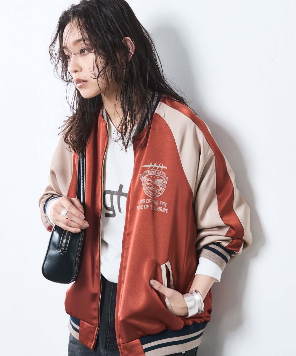 リバーシブルスカジャン＜大きいサイズ有＞シックスタイル 通販