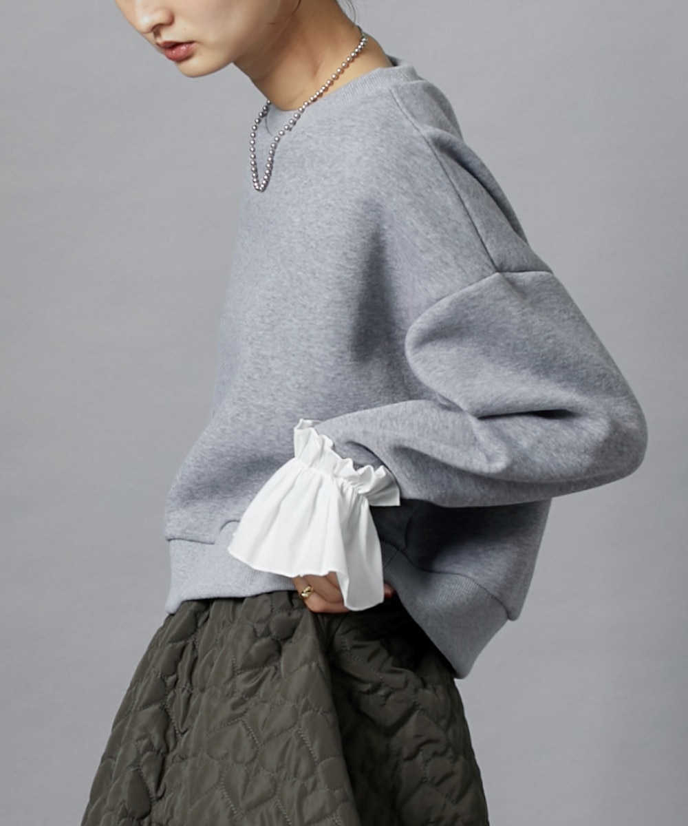 フリル取り外し可能裏起毛トレーナー 通販【ニッセン】