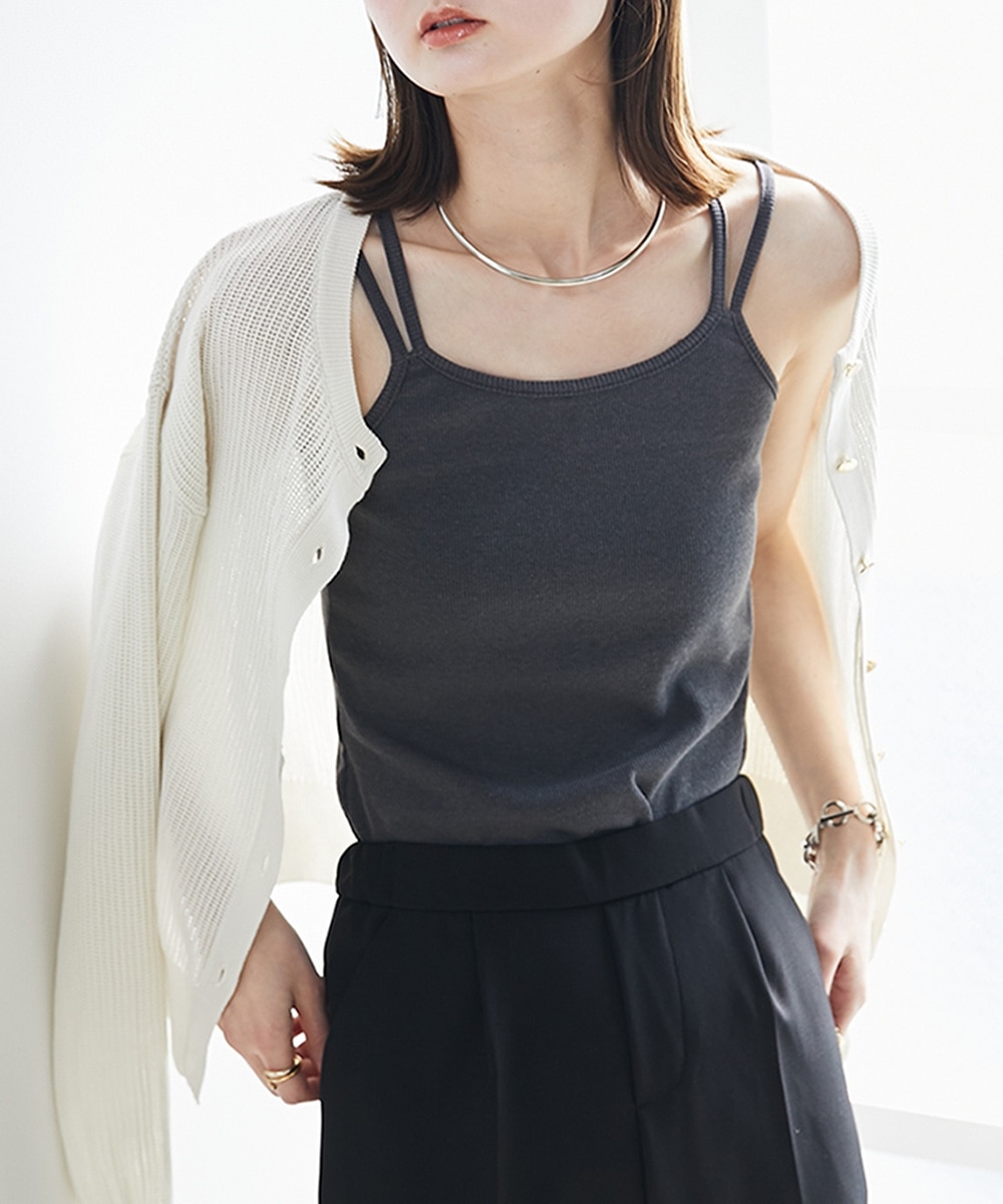 ダブルストラップキャミソール（ソフトカップ付） 通販【ニッセン】