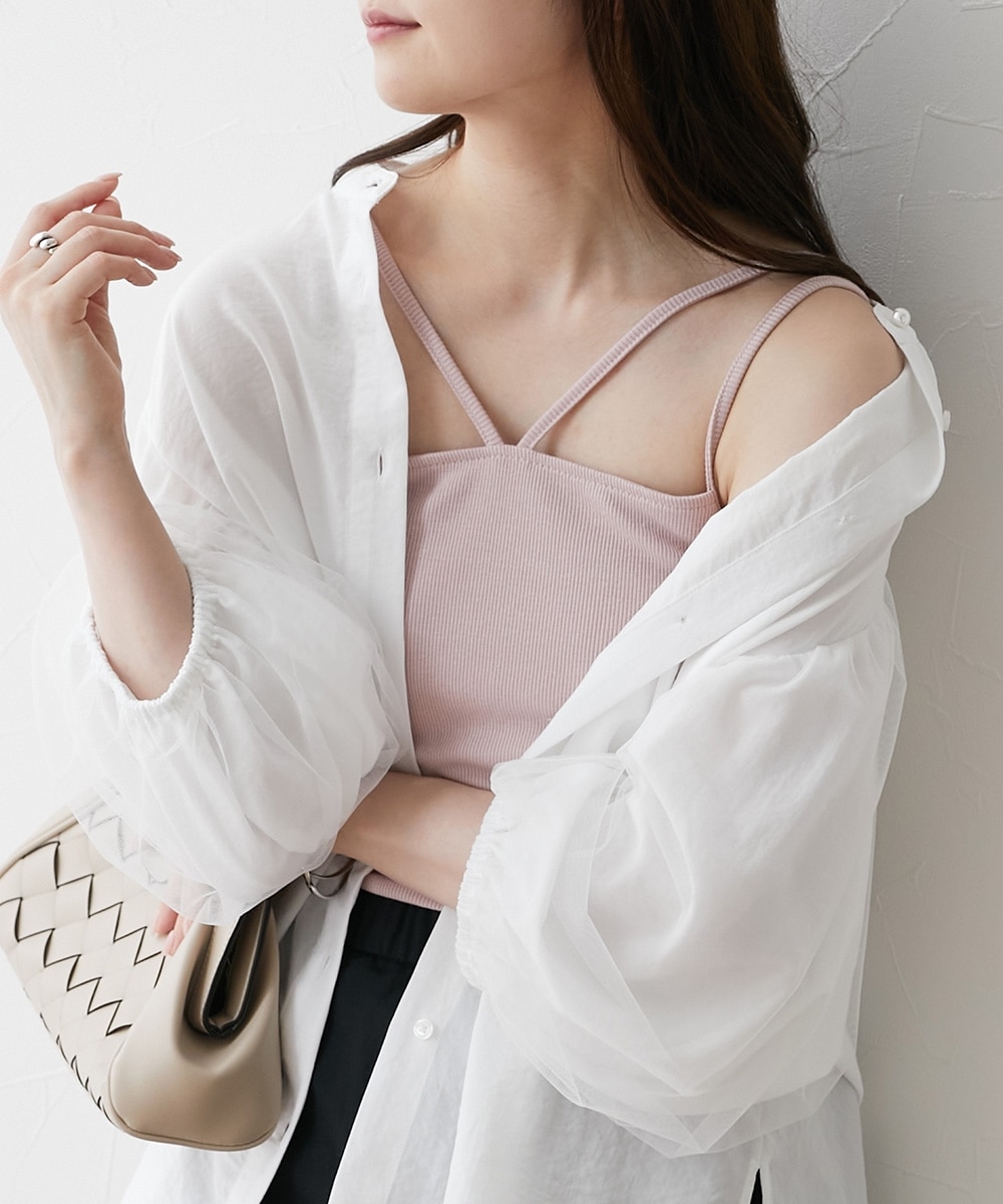 ホルターネックリブキャミソール（ソフトカップ付） 通販【ニッセン】