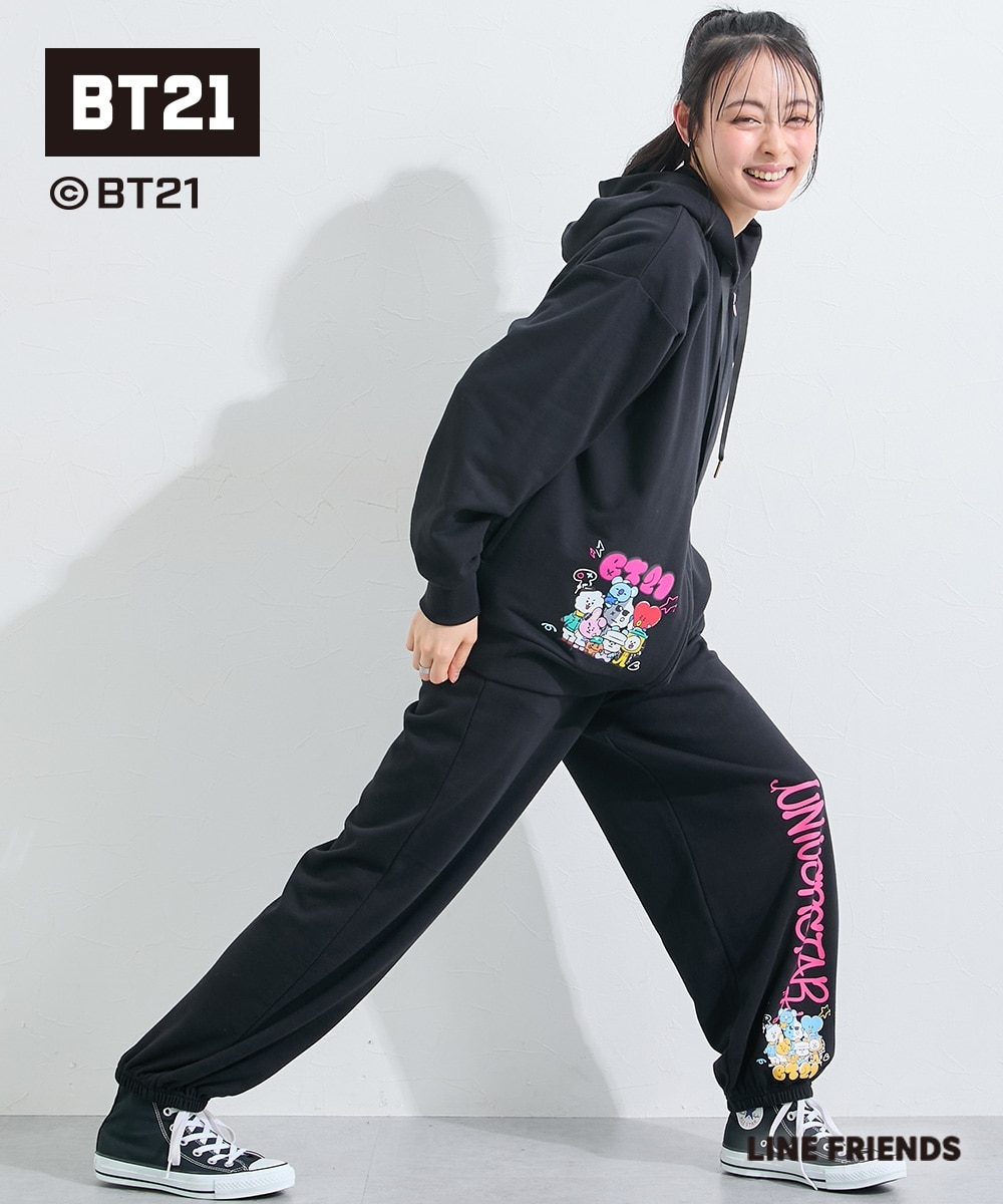 BT21】ルーズシルエットスウェットパーカー＜大きいサイズ有＞ 通販