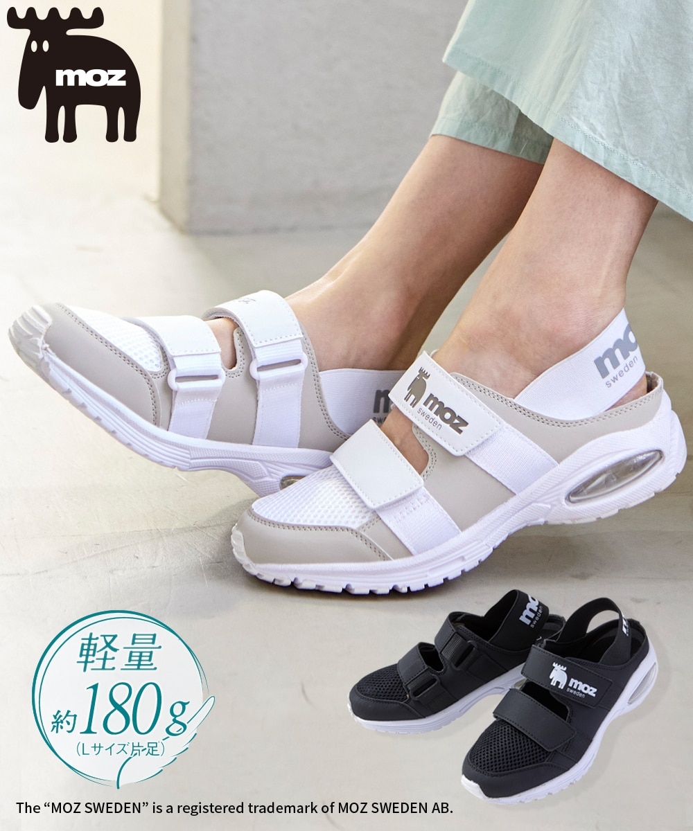 moz 軽量バックバンドスニーカーサンダル（ワイズ3E） 通販【ニッセン】