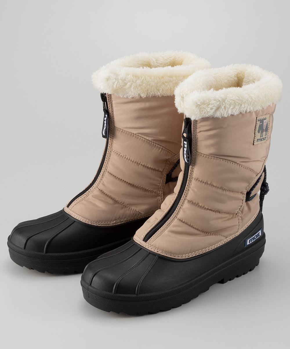 moz 防水防滑フロントファスナーミドル丈ブーツ（ワイズ3E） 通販