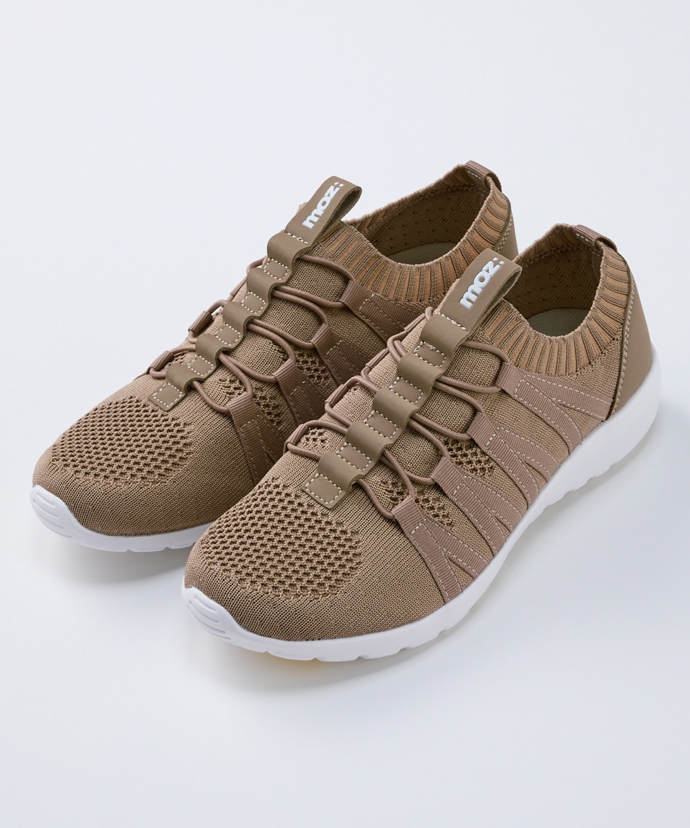 ノベルティ付】moz（モズ）超軽量レディースニットスニーカー（ワイズ