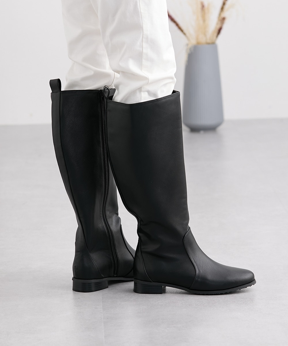 ゆったり幅広】ロングブーツ（選べる履き口） 通販【ニッセン】