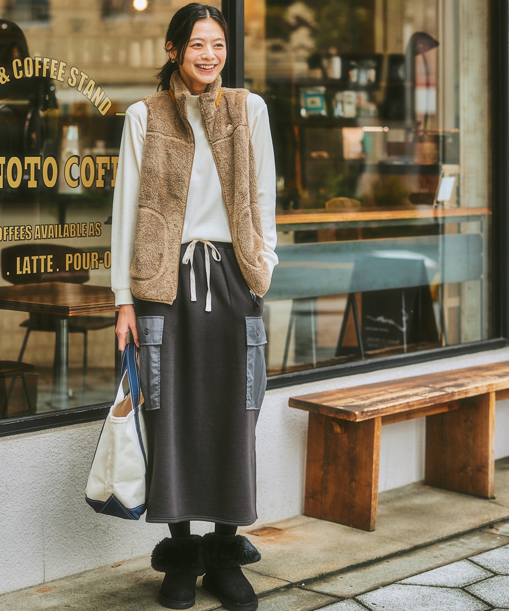 ムートン調2WAYミドルブーツ（ワイズ3E） 通販【ニッセン】