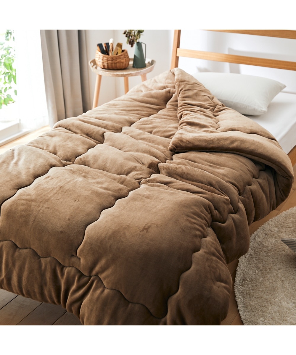 なめらかな肌ざわり 毛布一体型掛け布団（3Mシンサレート 高機能中綿