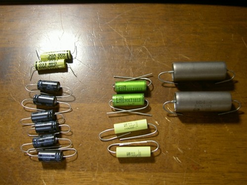 プリアンプのコンデンサー交換
