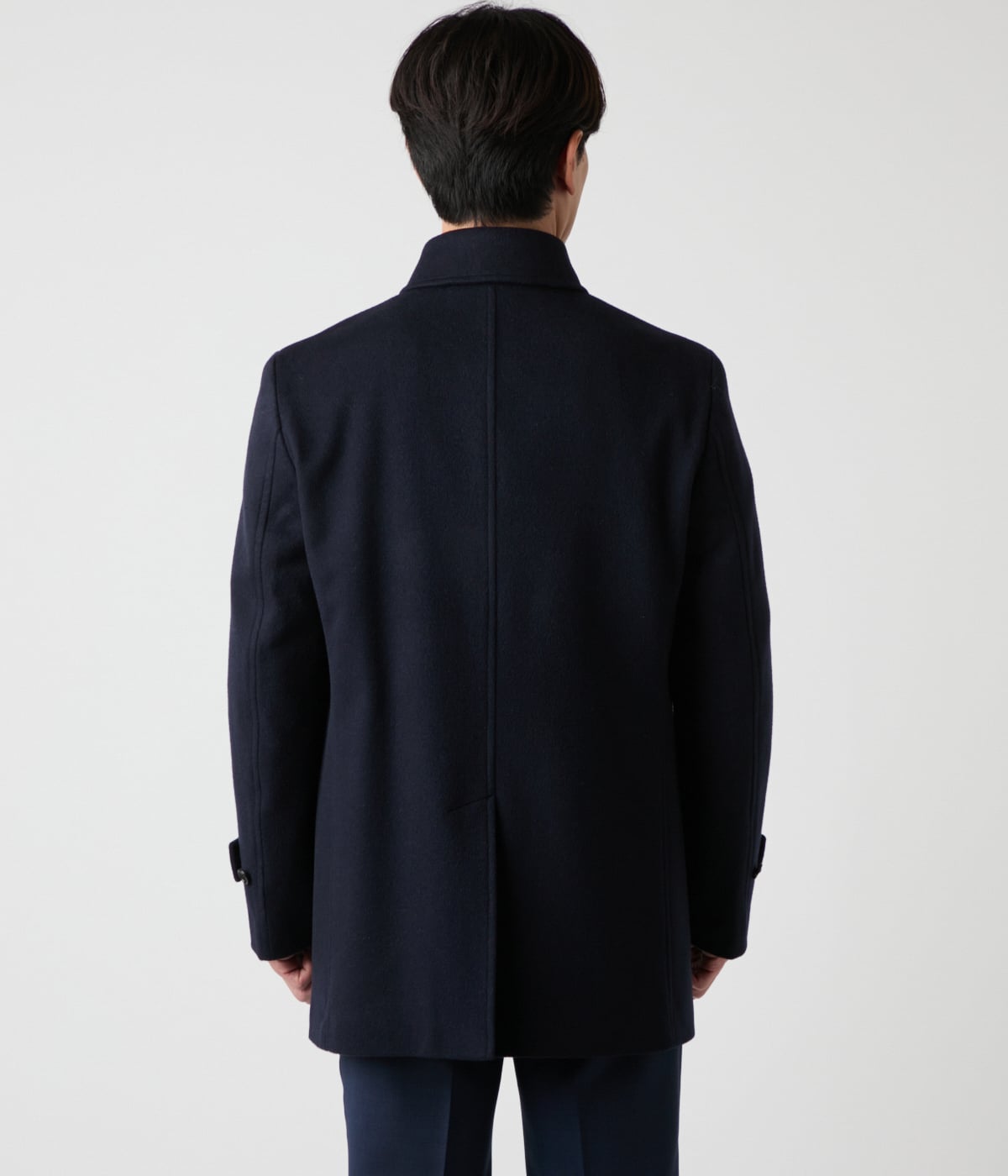 カシミヤ混 ショートビーバー シングルコート(16343302-2024