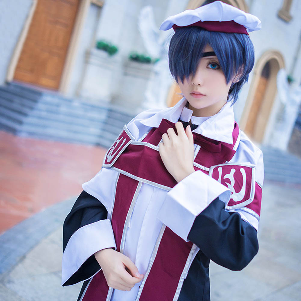 激安！ 黒執事 シエル 風 シエル ファントムハイヴ 聖歌隊 ウィッグ