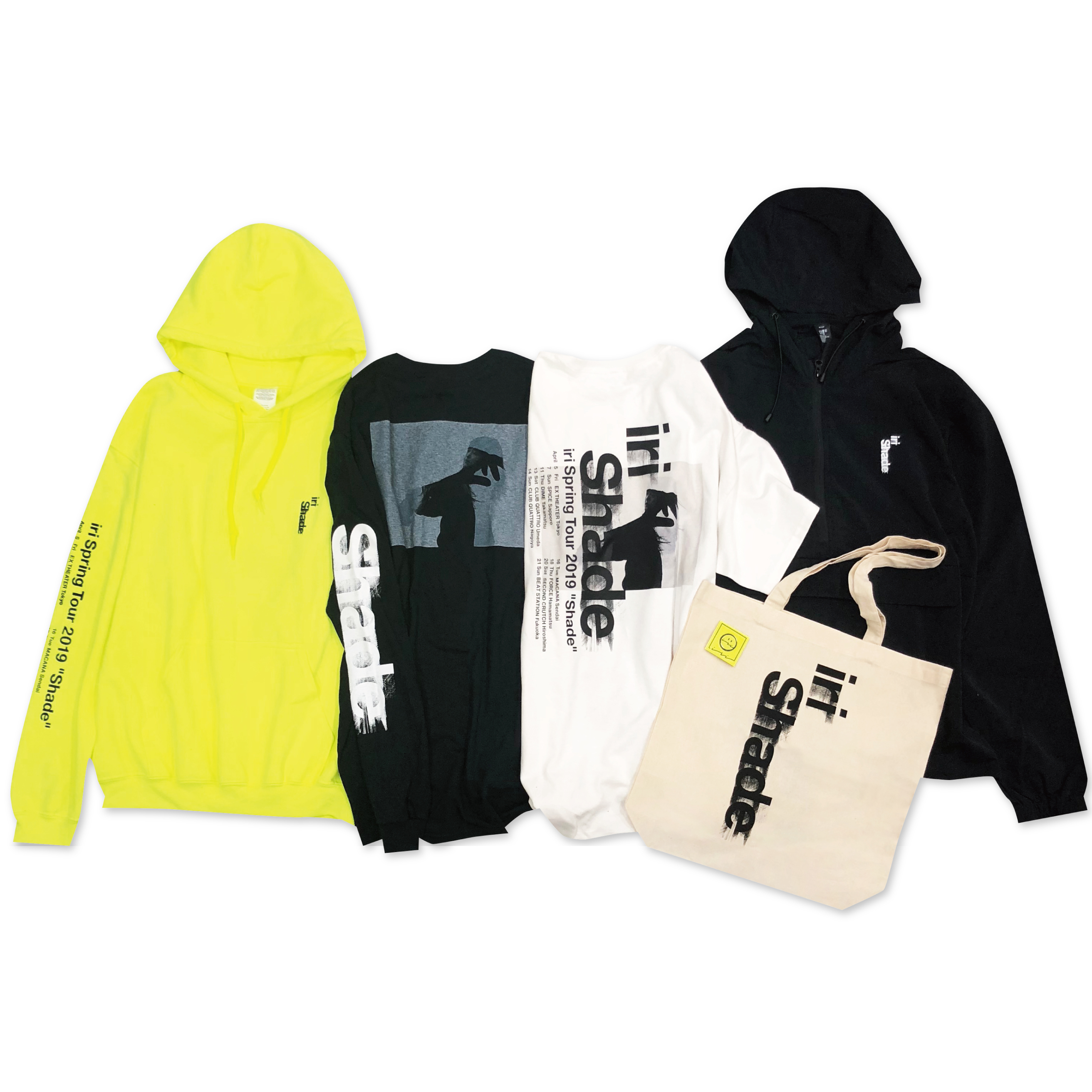 iri Spring Tour 2019 “Shade”のツアーグッズが出来ました！[iri