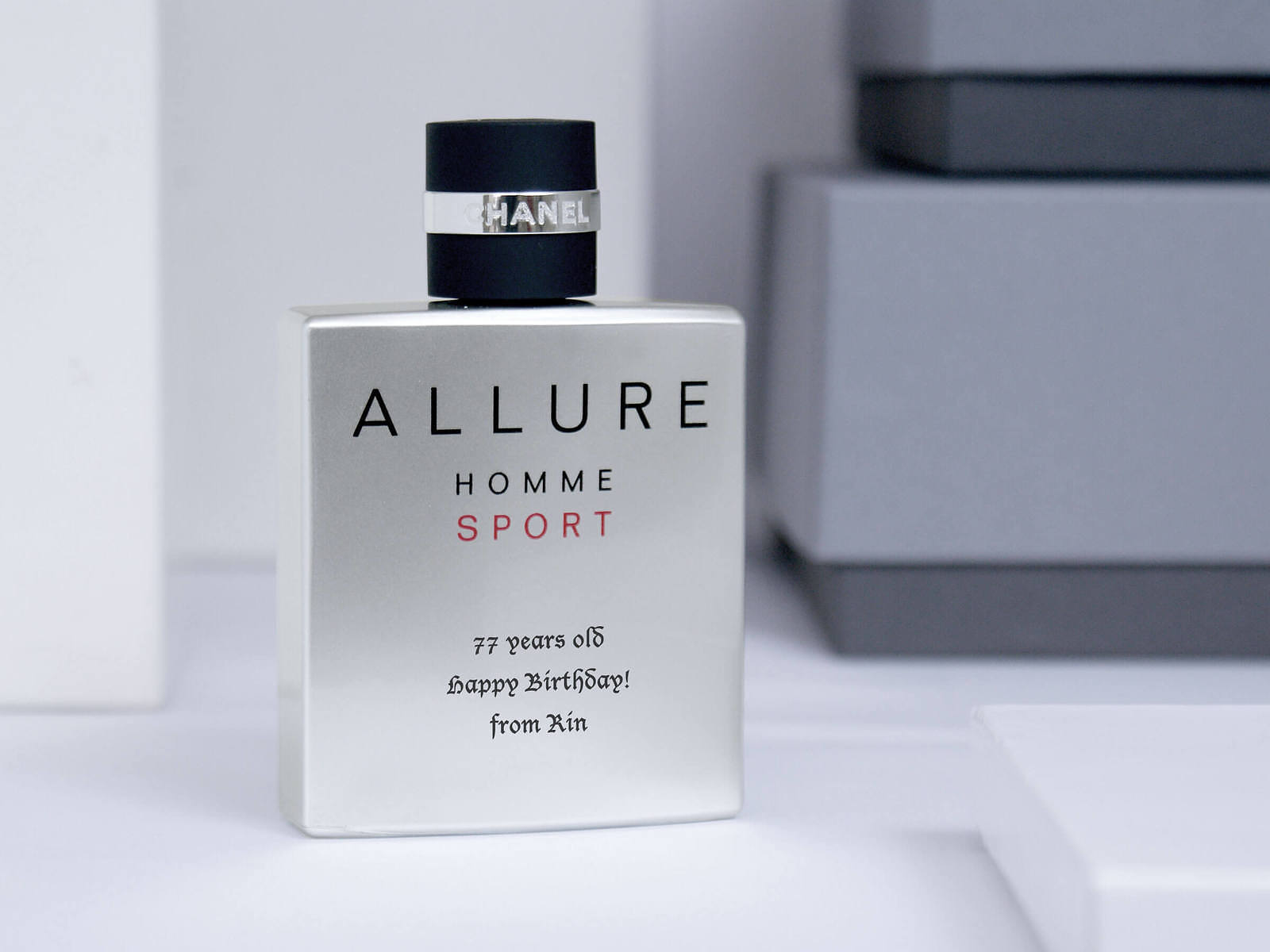CHANEL シャネル アリュールオム スポーツ 名入れ男性用香水