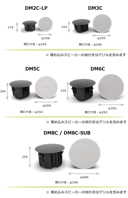 DM3C-W】BOSE 天井埋込型スピーカー ホワイト 2本セット DesignMax
