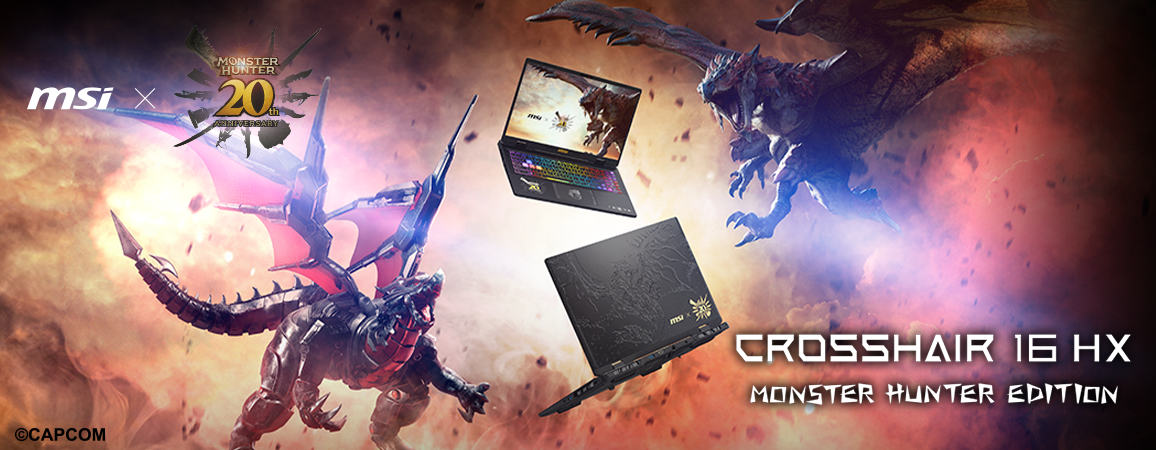 ゲーミングノートパソコン (RTX 4060) Crosshair-16-HX-MONSTER-HUNTER