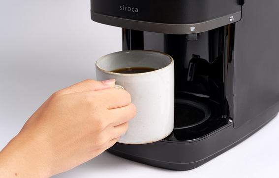 コーン式全自動コーヒーメーカー カフェばこ PRO ダークブラウン SC