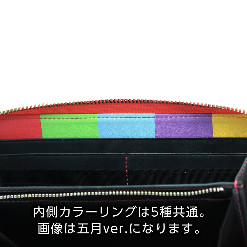 五等分の花嫁 ラウンド本革長財布/三玖 ver. | アニメ グッズ 通販