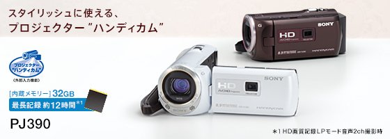 一日限定価格‼️SONY HANDYCAM HDR-PJ390 プロジェクター機能 SONY HDR