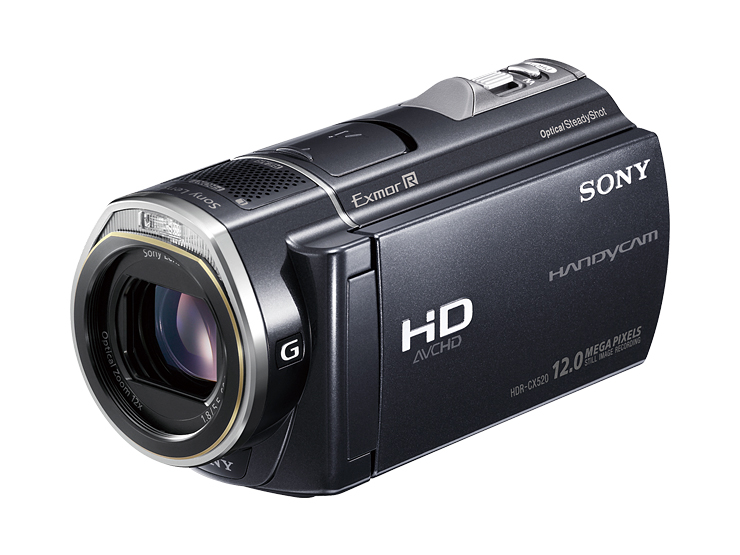 HDR-CX500V/CX520V 商品の写真 | デジタルビデオカメラ Handycam