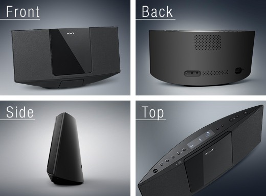 CMT-V10 特長 : デザイン | システムステレオ | ソニー