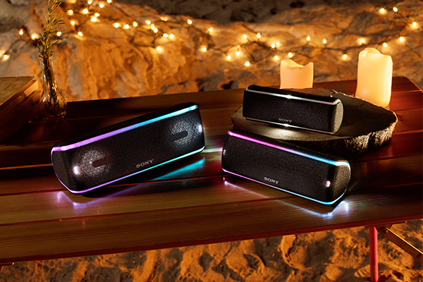 SRS-XB41 特長 : 便利機能 | アクティブスピーカー／ネックスピーカー