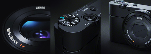 RX100(DSC-RX100) 特長 : 1.0型センサーとF1.8レンズを小型ボディに