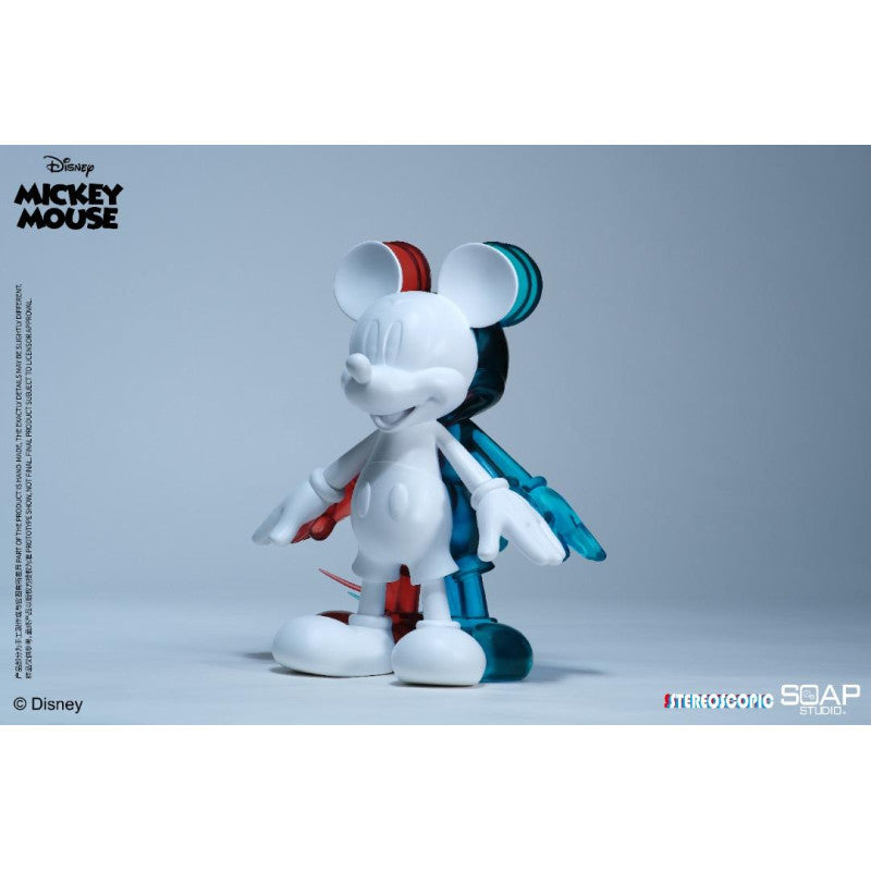 ステレオスコピック ミッキーマウス スタチュー(ピュア・ホワイトver