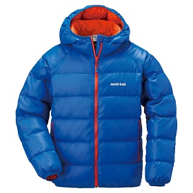 montbell/モンベル/ネージュダウンパーカ Kid's ブルーのレンタル