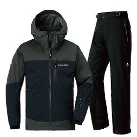 montbell/モンベル/スノーウェア上下セット（メンズ）GM/BKのレンタル