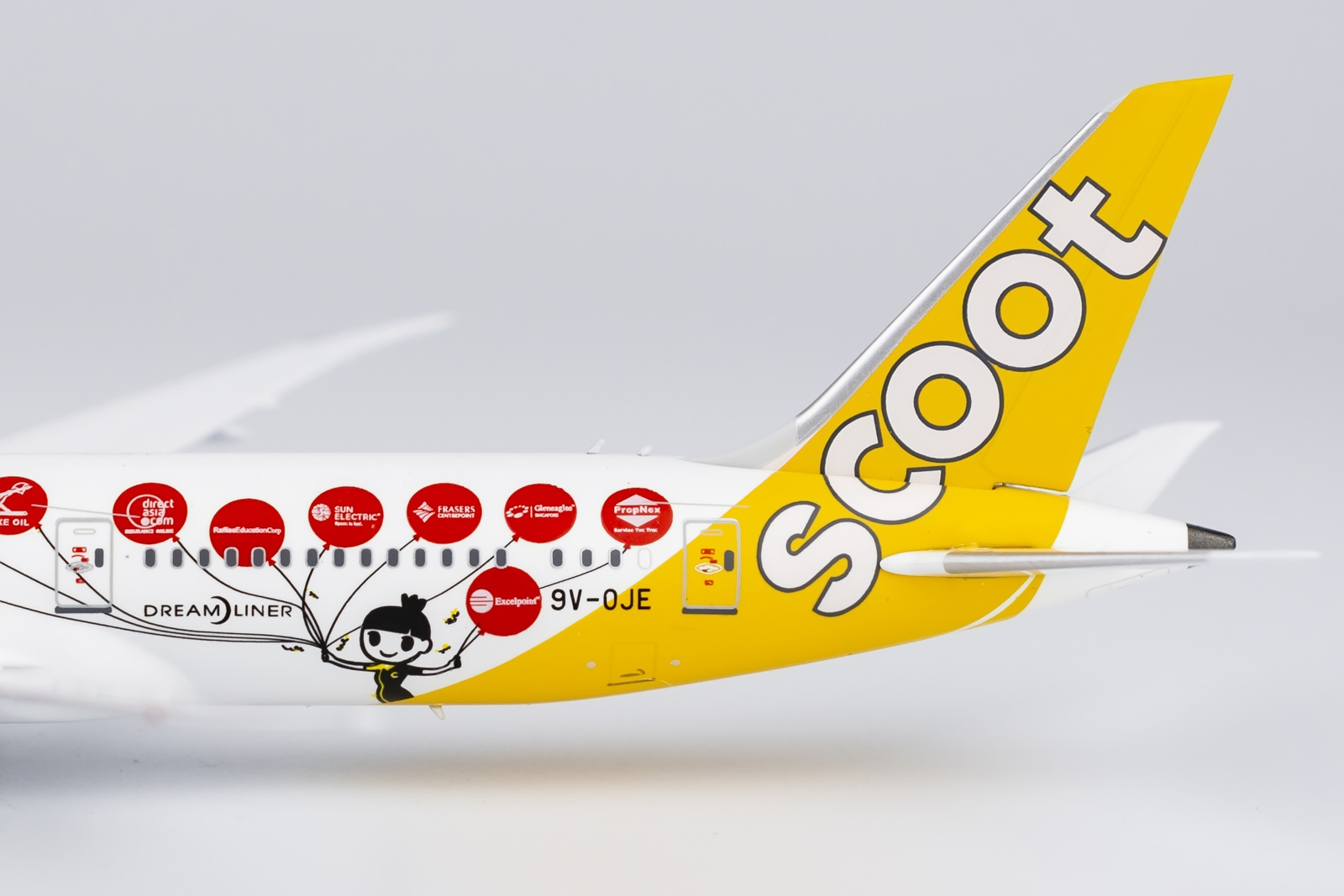 ScaleModelStore.com :: NG Models 1:400 - 55096 - Scoot Boeing 787-9