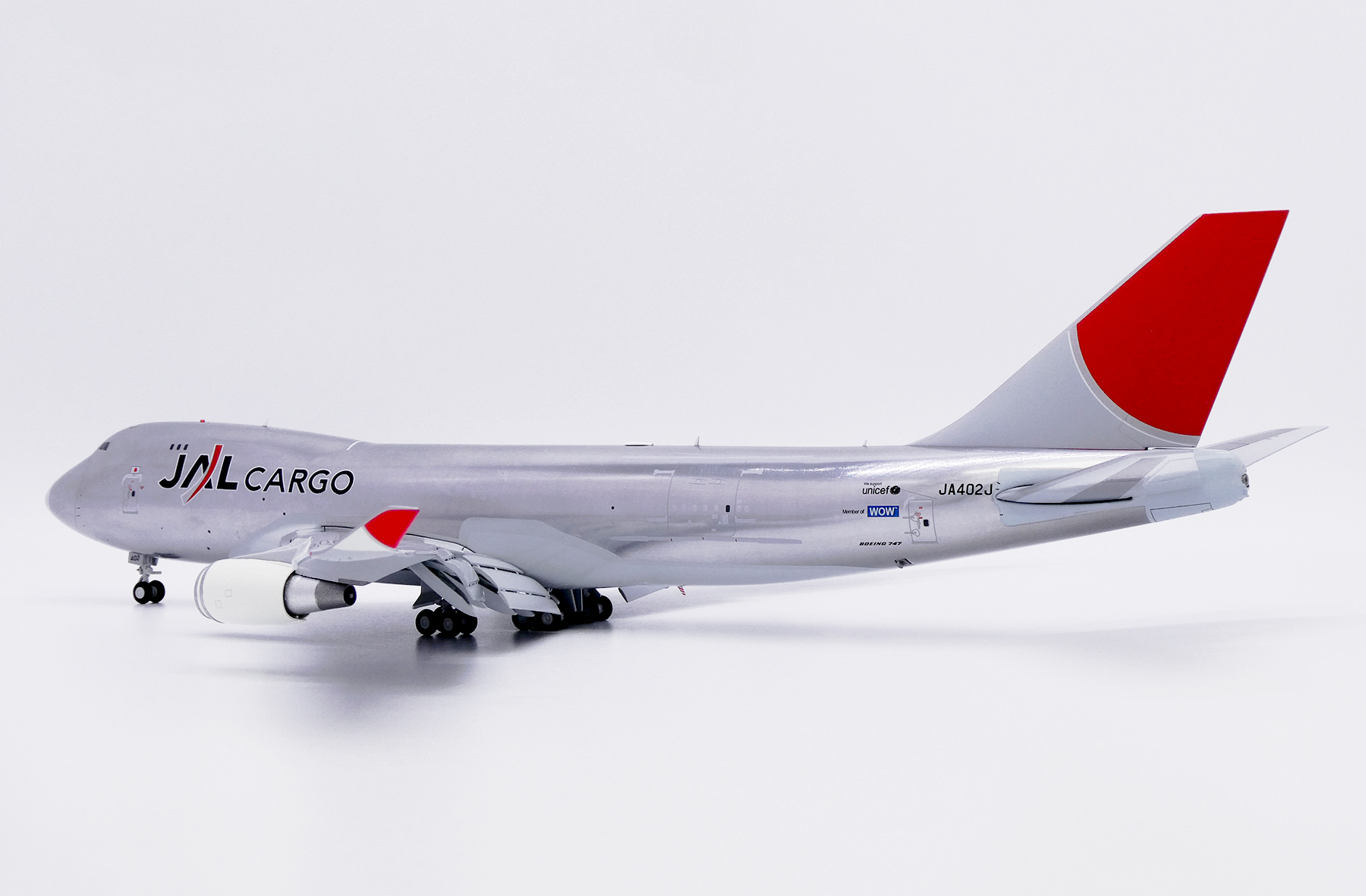貴重！1/400 JUST 日本ユニバーサル航空 747−200F 貴重！1/400 JUST