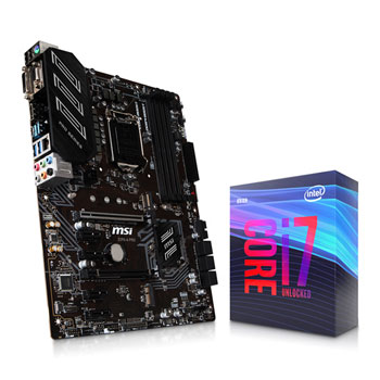 MSI Z390-A PRO Motherboard & i7 9700K Octa-Core CPU Bundle