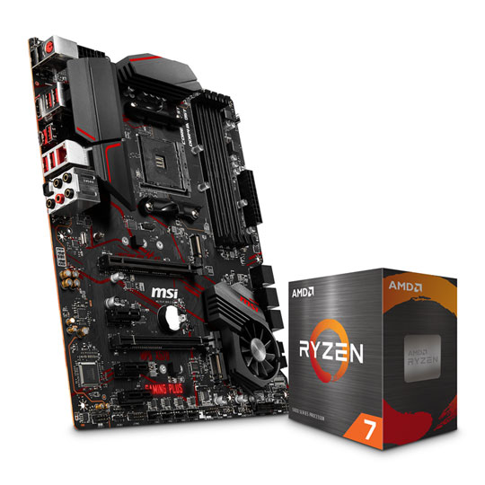 MSI MPG X570 GAMING PLUS + AMD Ryzen 7 5700X CPU Bundle LN126956