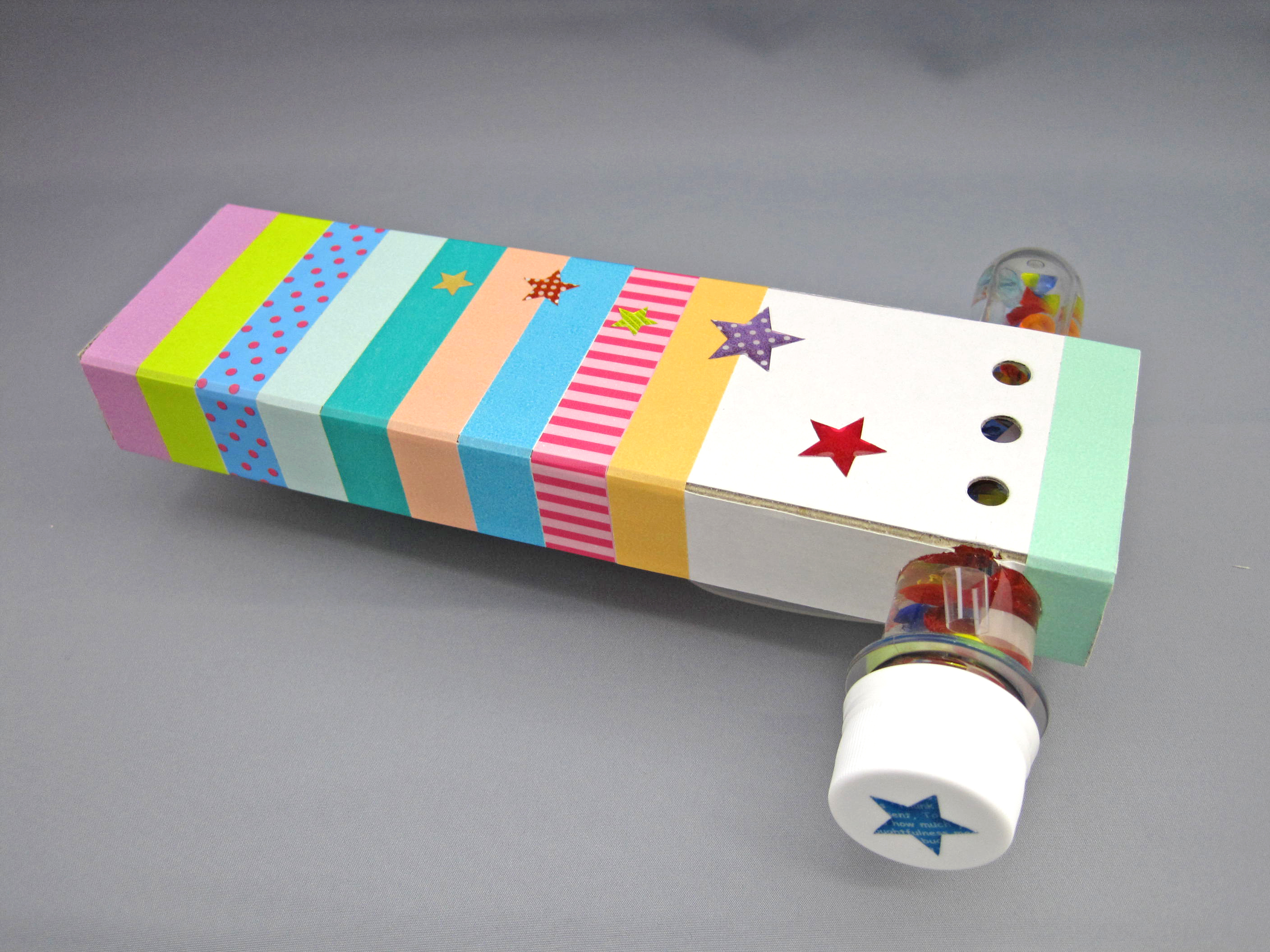 万華鏡(組立てキット)プラスチックボトルの万華鏡