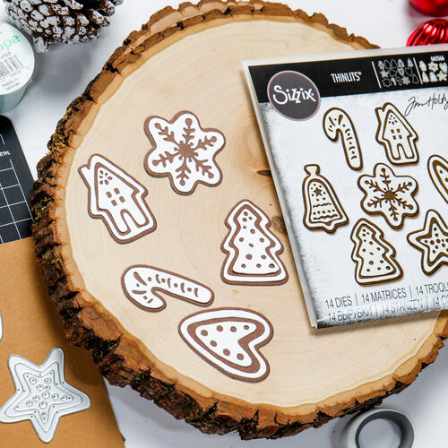 Sizzix - Tim Holtz - Thinlits Dies - Christmas Cookies