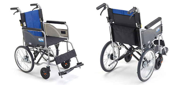 非課税】ミキ 介助型車椅子 BAL-R2 施設向き ハイポリマータイヤ 軽量