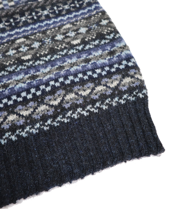 JAMIESONS ジャミーソンズ フェアアイル柄ベスト - SE7EN