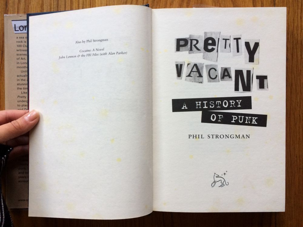 Pretty Vacant: A History of Punk – Setanta Books