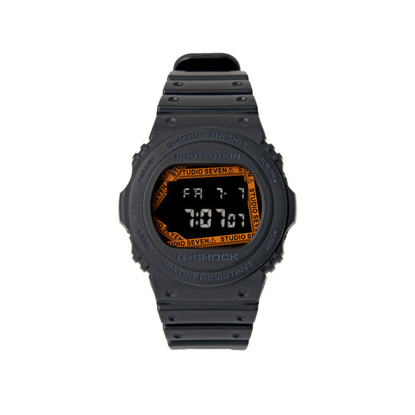 STUDIO SEVEN X CASIO CAUTION LOGO G-SHOCK DW-5750 | STUDIO SEVEN