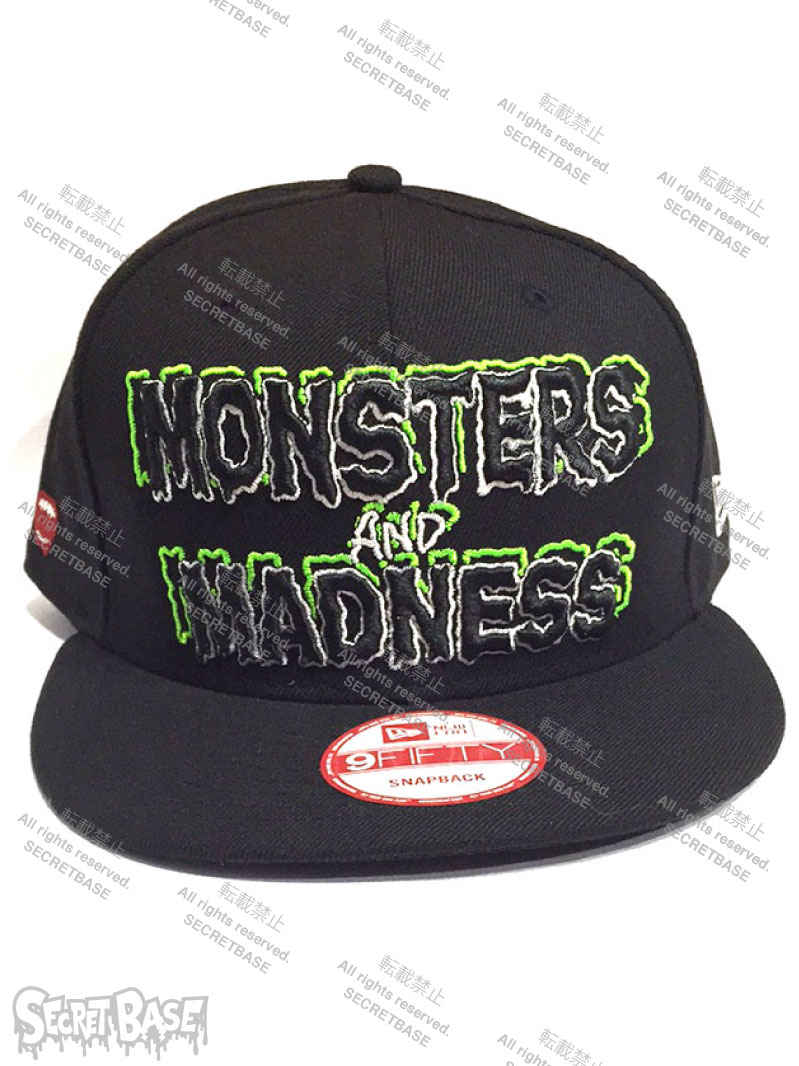 MONSTERS AND MADNESS New Era 9FIFTY × SECRETBASE 1/1 SKULL HEAD