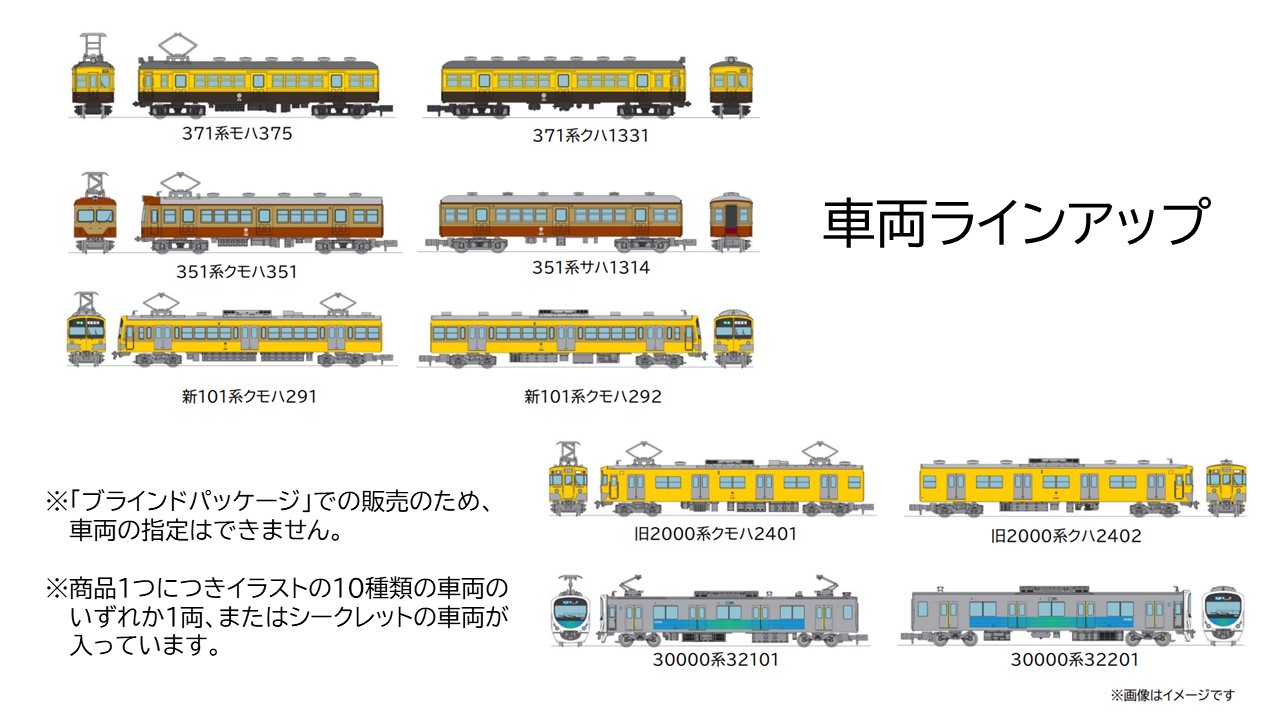 鉄道コレクション「西武鉄道創立110周年記念BOX」 ：西武鉄道Webサイト