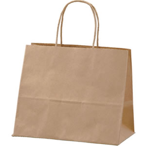 手さげ紙袋 クラフト 280×180×240: 紙袋・ポリ袋｜包装資材・梱包資材