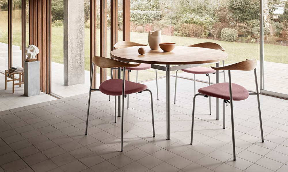 CH88P チェア / オーク材 ソープ仕上げ Remix173 ステンレス脚Carl