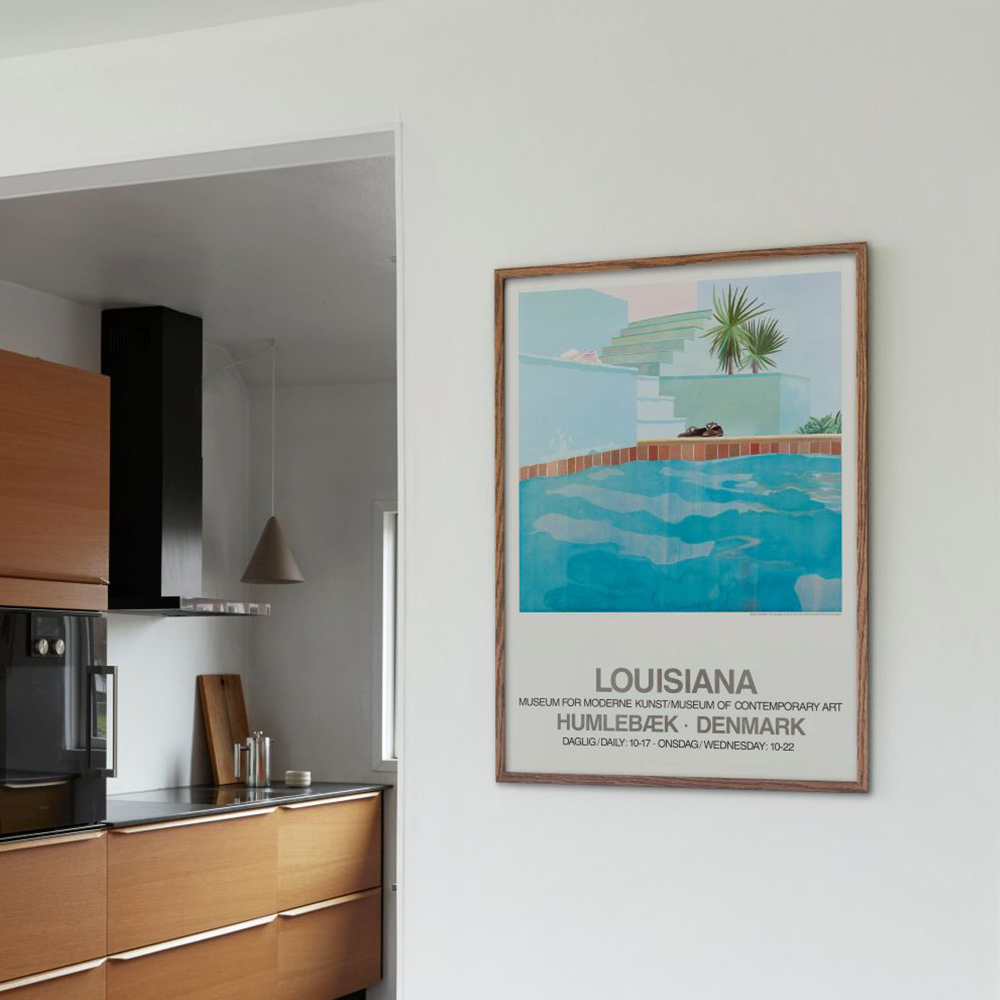 ルイジアナ近代美術館ポスター / Pool and steps (1971) / David