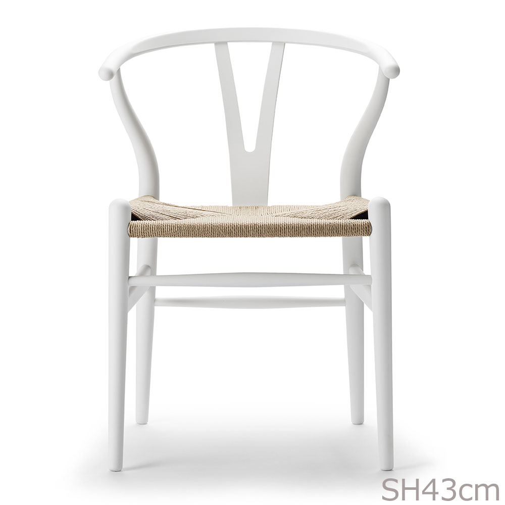 Yチェア CH24 SH43cm SOFT / ナチュラルホワイト 日本サイズCarl