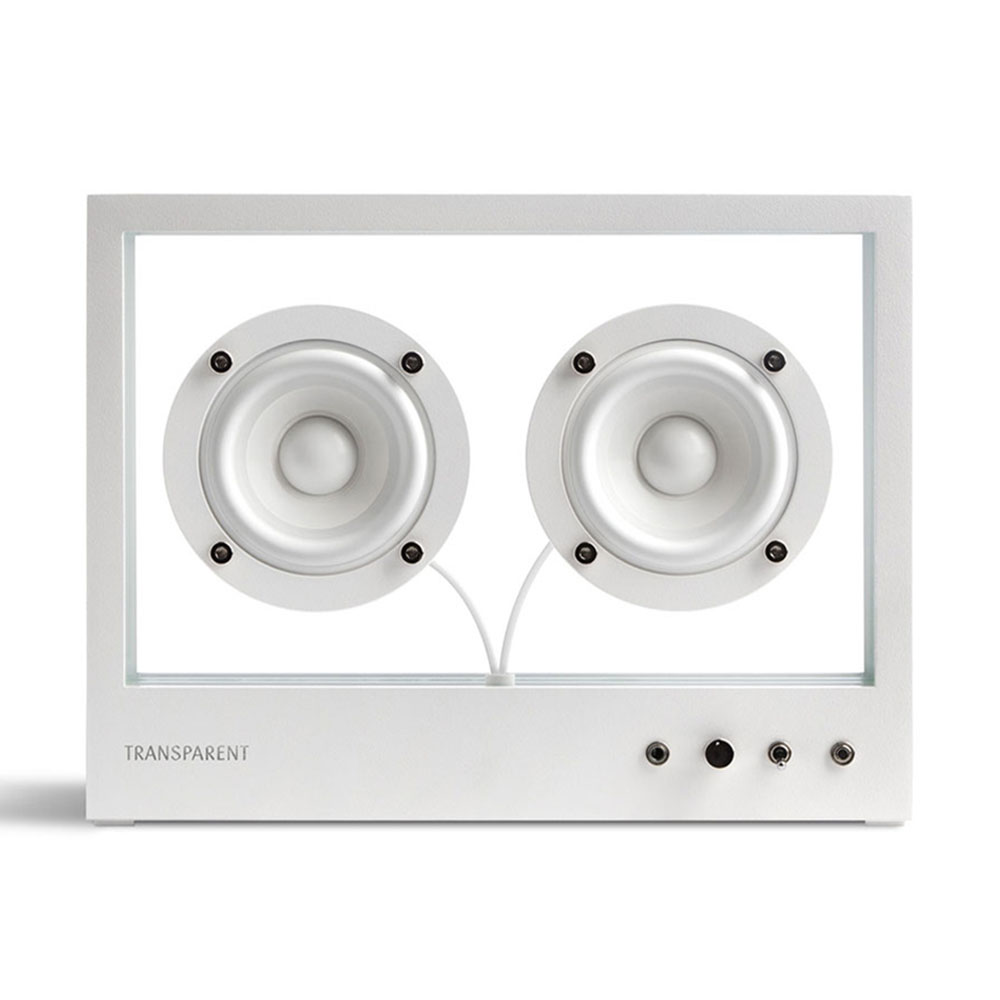 スモール トランスペアレントスピーカー / ホワイト TPS-02TRANSPARENT