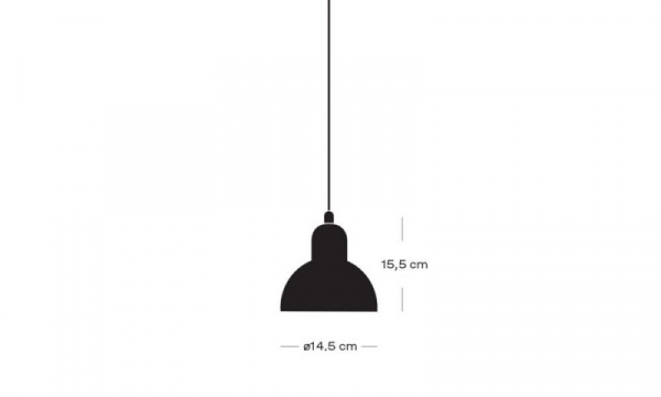 カイザー イデル ペンダントライト 6722-P / ブラックFRITZ HANSEN