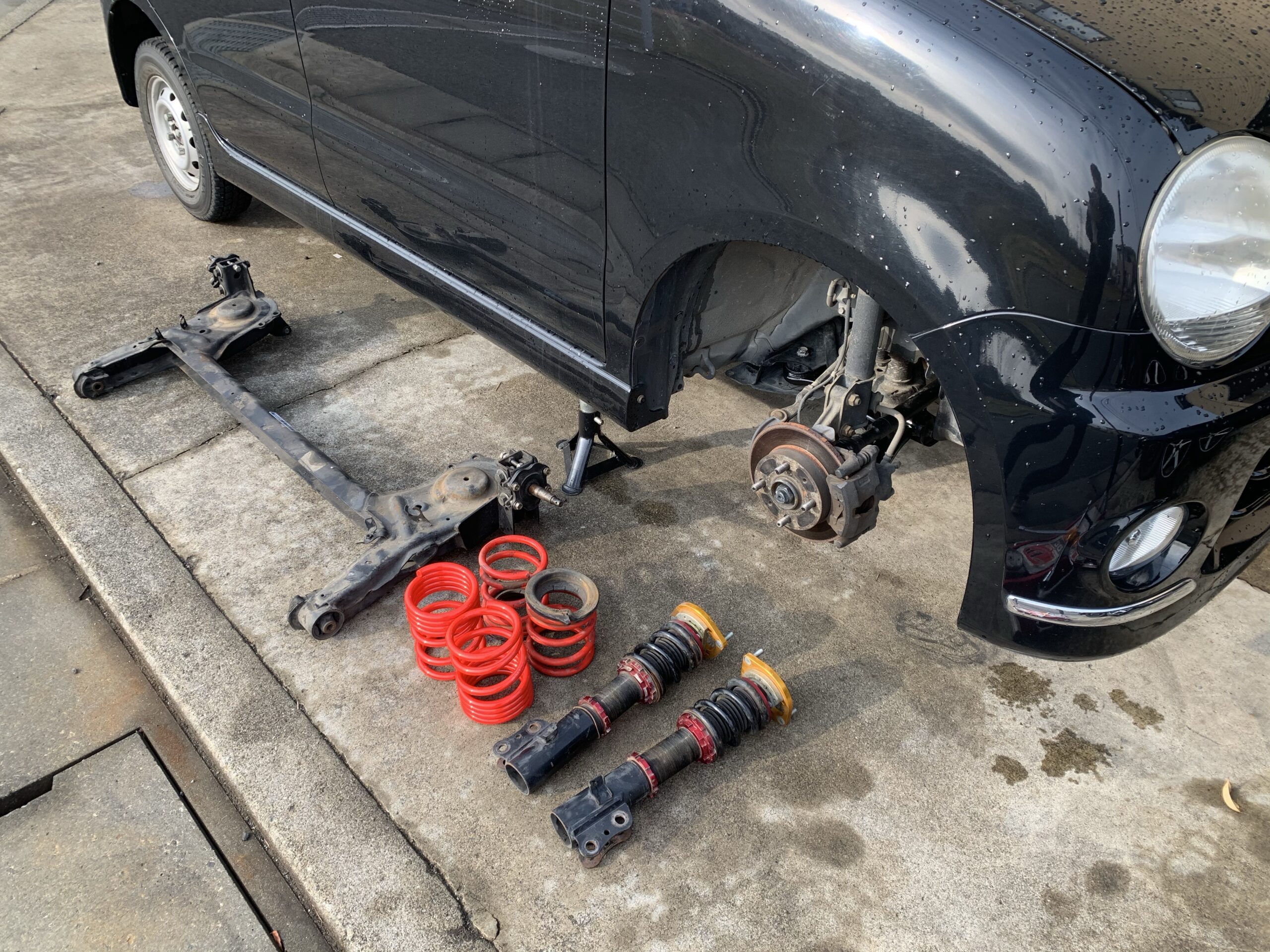 ムーヴラテ（l550）車高調取り付け | Freedom