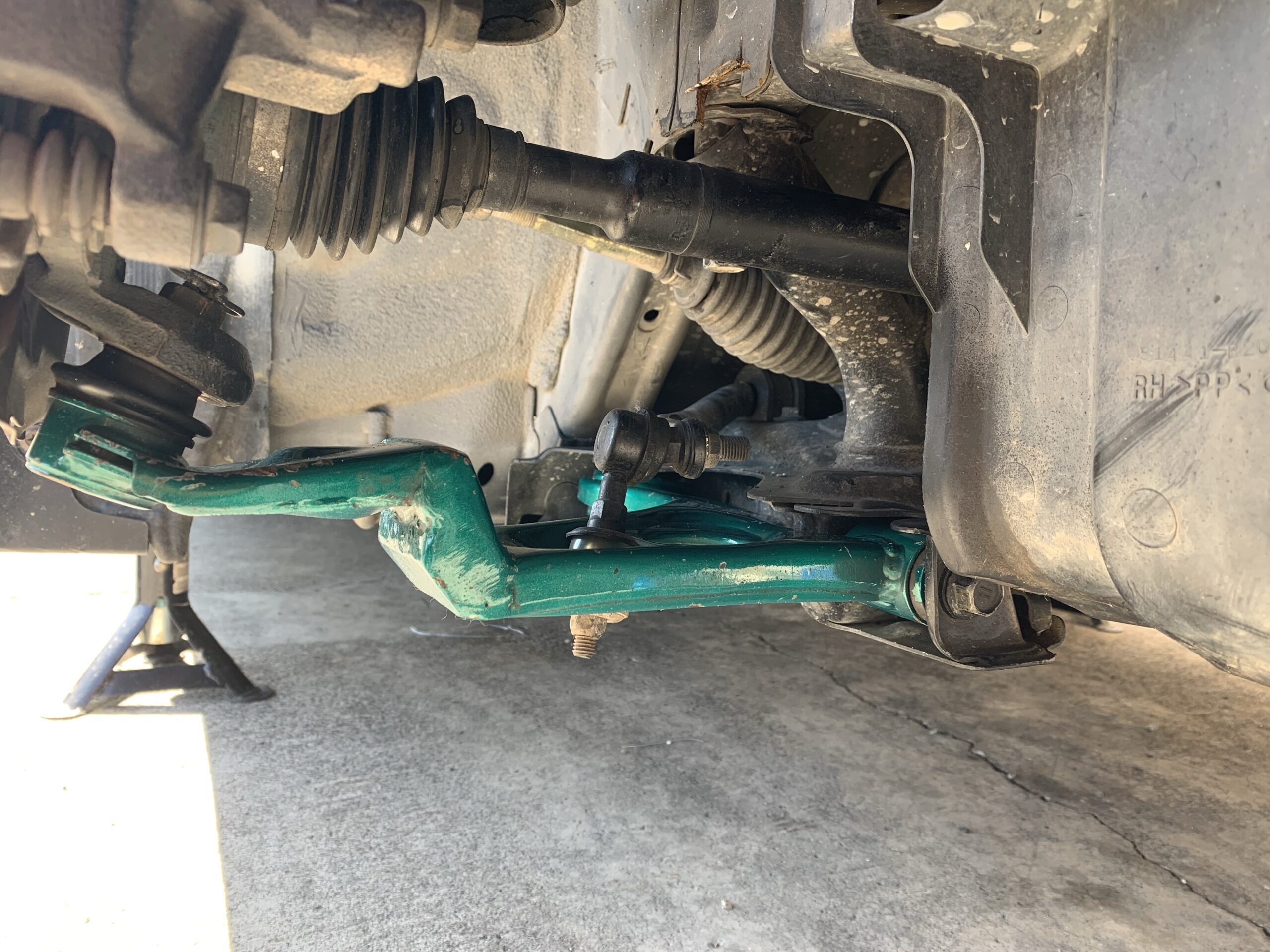 ムーヴラテ】延長ロアアーム取り付け/ムーヴやタントの部品が取り付け